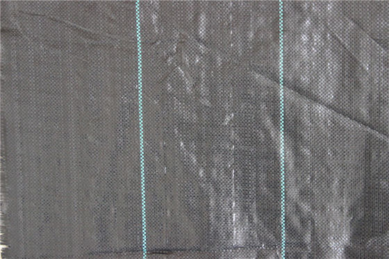 庭の景色の平織り上げられたベッドのための通気性の雑草の障壁の生地