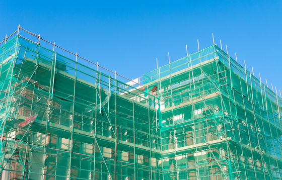 緑1m 3mの4m広い残骸の網システムは足場6針のための網を一致させる