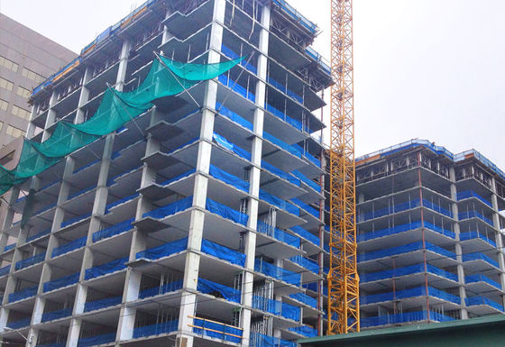 青い防火効力のある頑丈得る100gsm足場の残骸