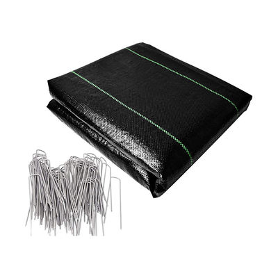 耐久力のある100%のポリプロピレンの雑草防除のマットのプラスチック根おおいの層